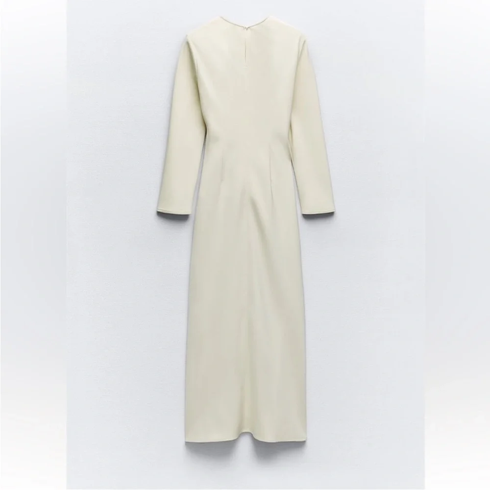 ZARA Crepe Midi Dress - Picture 10 of 12